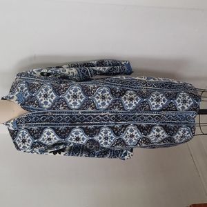 Vintage Block Print Coverup